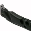 Couteau Fox Military Rimor FX.9CM07 17,5cm manche nylon/fibres de verre noir + étui