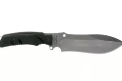 Couteau Fox Military Rimor FX.9CM07 17,5cm manche nylon/fibres de verre noir + étui