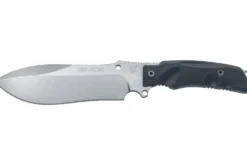 Couteau Fox Military Rimor FX.9CM07 17,5cm manche nylon/fibres de verre noir + étui