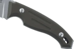 Couteau Fox Octopus Vulgaris FX.510OD lame 11,5cm manche G10 vert + étui en cuir