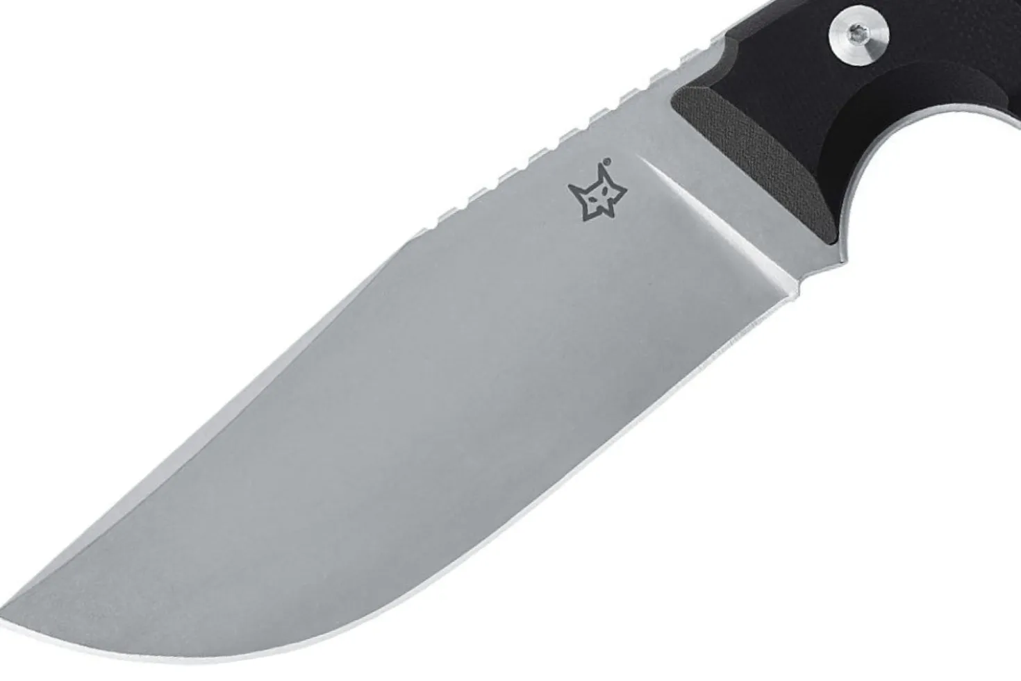 Couteau Fox Octopus Vulgaris FX.510 lame 11,5cm manche G10 noir + étui en cuir