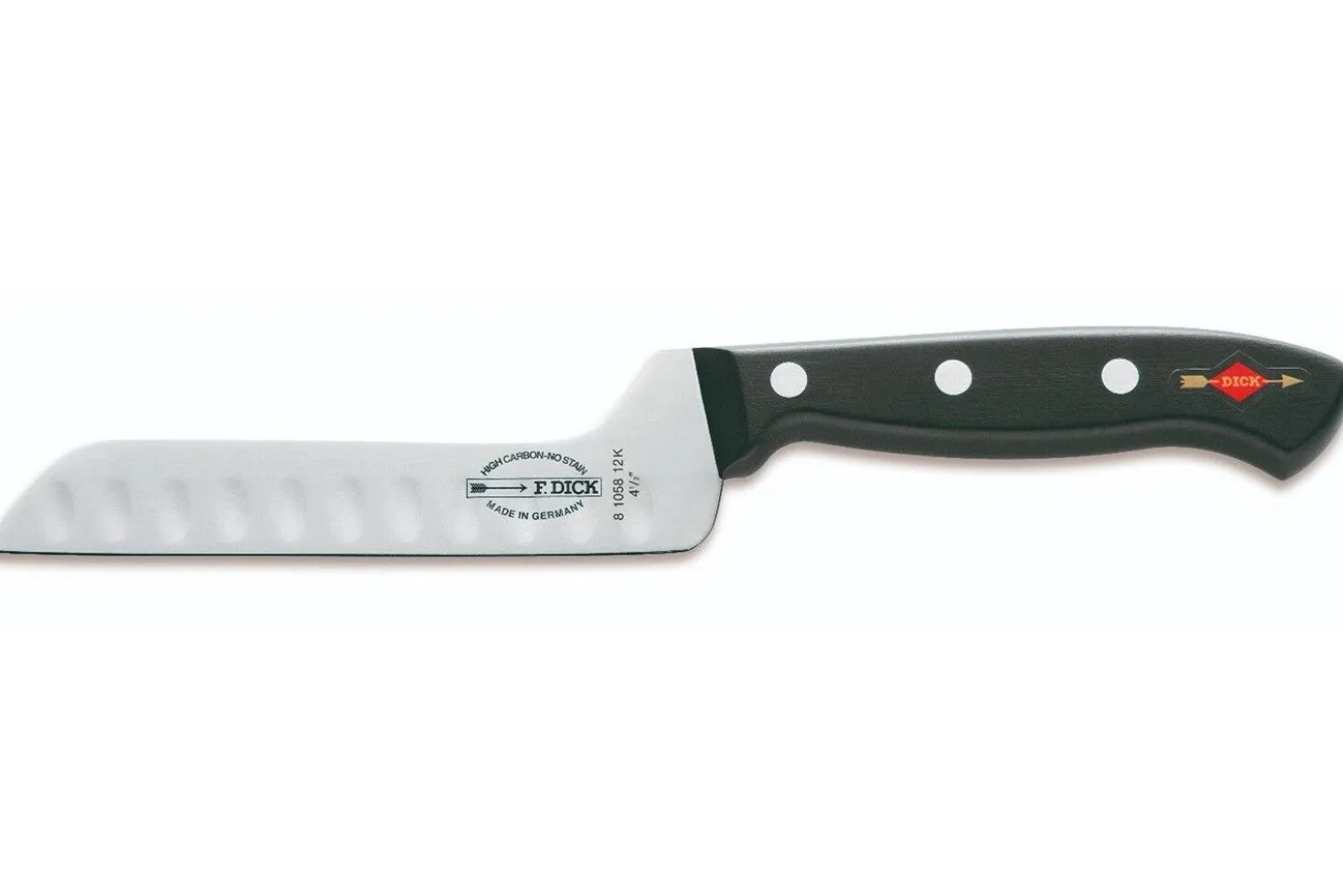 Couteau à fromage 12cm DICK acier inox alvéolé
