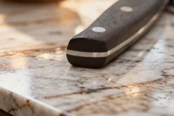 Couteau à fromage 13cm Guillaume Leonard Cuistot en acier inoxydable et bois de santal rouge