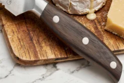 Couteau à fromage 13cm Guillaume Leonard Cuistot en acier inoxydable et bois de santal rouge