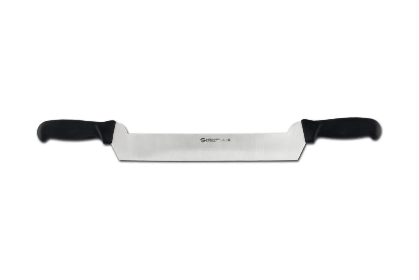 Couteau à fromage double manche professionnel Ambrogio Sanelli Supra noir
