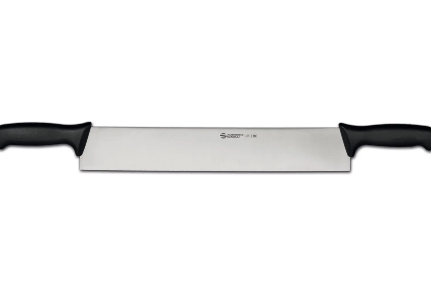 Couteau à fromage double manche professionnel Ambrogio Sanelli Supra noir