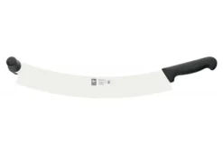 Couteau à fromage et pizza professionnel Icel 38cm double manche noir
