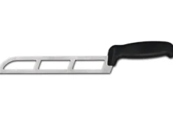 Couteau à fromage professionnel Ambrogio Sanelli Supra ajouré noir 22cm