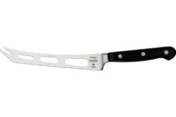 Couteau à fromage Tramontina Century lame ajourée 15cm manche polycarbonate noir