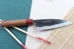 Couteau funayuki japonais artisanal Wusaki Yuzo BS2 15cm