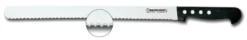 Couteau à génoise lame dentelée Bargoin - 38cm 4 rivets