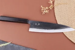 Couteau gyuto 21cm japonais artisanal Yuzo Shinju BS2