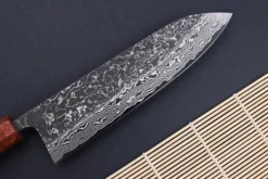 Couteau gyuto 21cm japonais artisanal Masashi Yamamoto SLD Kuro damas