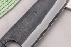 Couteau gyuto 15cm japonais artisanal Masashi Yamamoto BS1 Black Nashiji