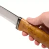 Couteau Helle Alden H076 lame en inox 10,5cm manche en bouleau + étui en cuir