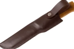 Couteau Helle Alden H076 lame en inox 10,5cm manche en bouleau + étui en cuir