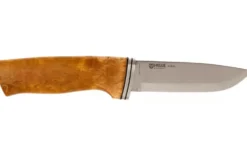 Couteau Helle Alden H076 lame en inox 10,5cm manche en bouleau + étui en cuir
