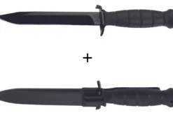 Couteau Herbertz 100617 lame 16,5cm manche polymère noir + étui