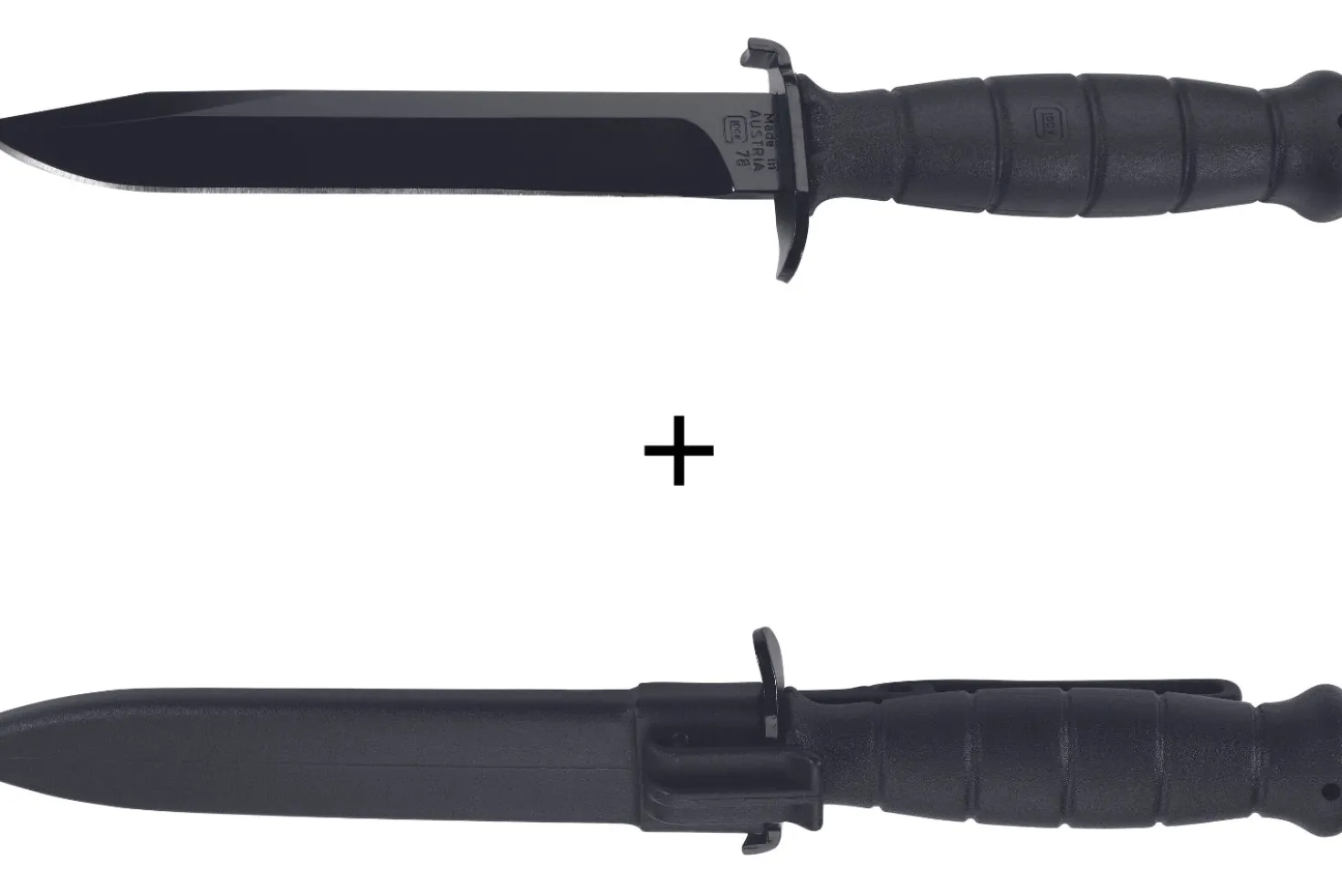Couteau Herbertz 100617 lame 16,5cm manche polymère noir + étui