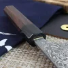 Couteau honesuki japonais artisanal Masakage Kumo 15cm damas 63 couches