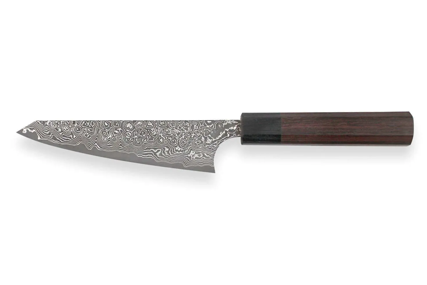 Couteau honesuki japonais artisanal Masakage Kumo 15cm damas 63 couches