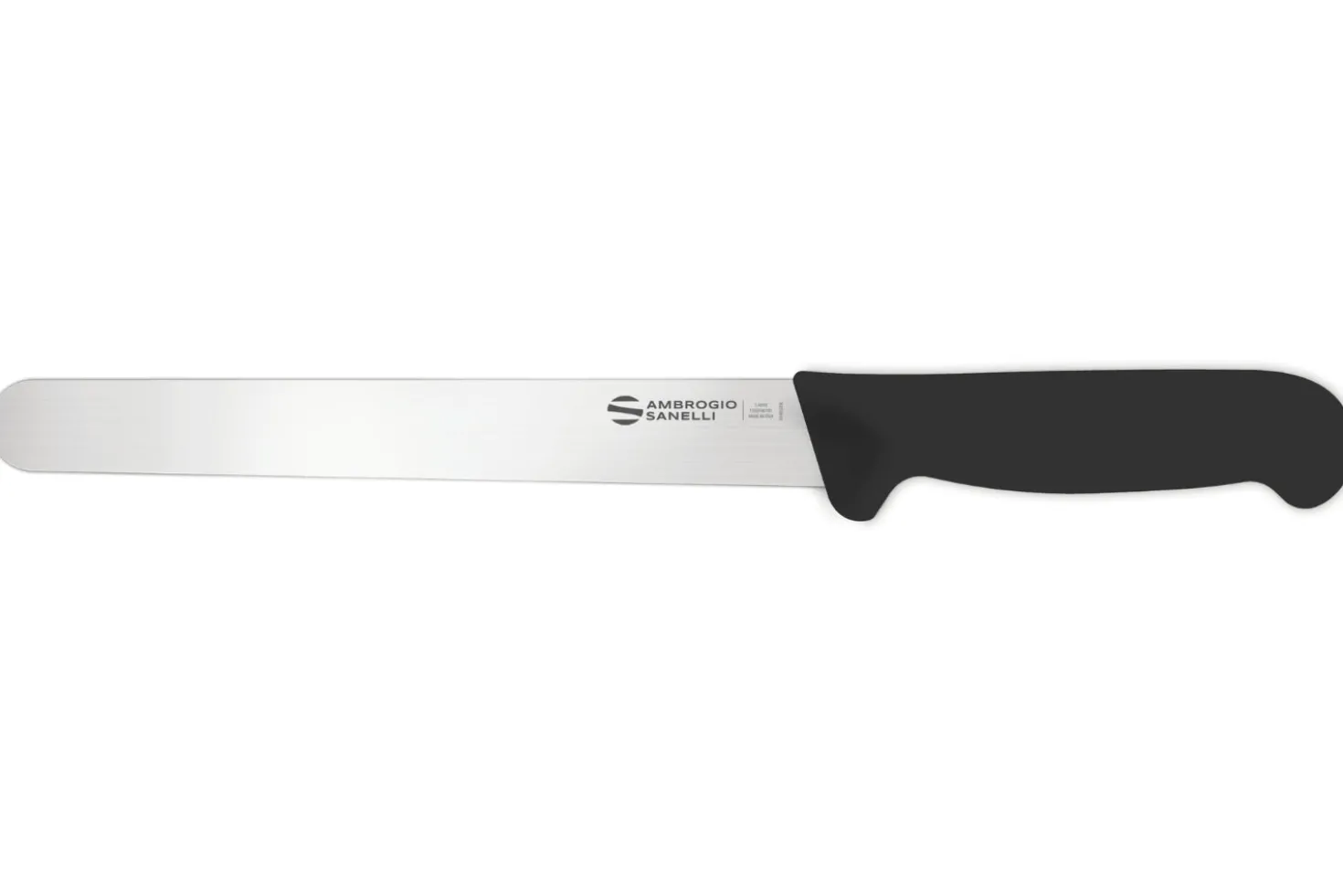 Couteau à jambon professionnel Ambrogio Sanelli Supra noir