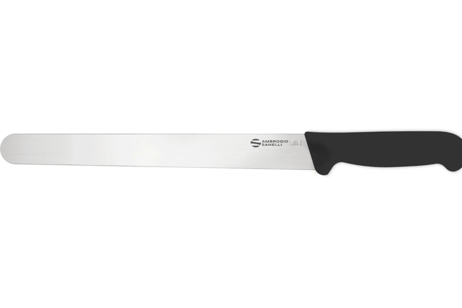 Couteau à jambon professionnel Ambrogio Sanelli Supra noir