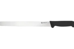 Couteau à jambon professionnel Ambrogio Sanelli Supra noir