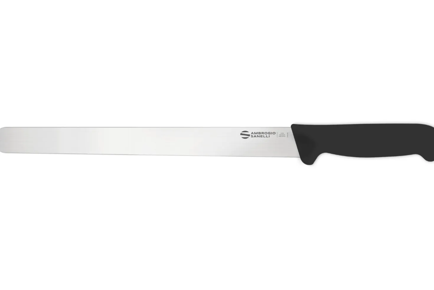 Couteau à jambon professionnel Ambrogio Sanelli Supra noir