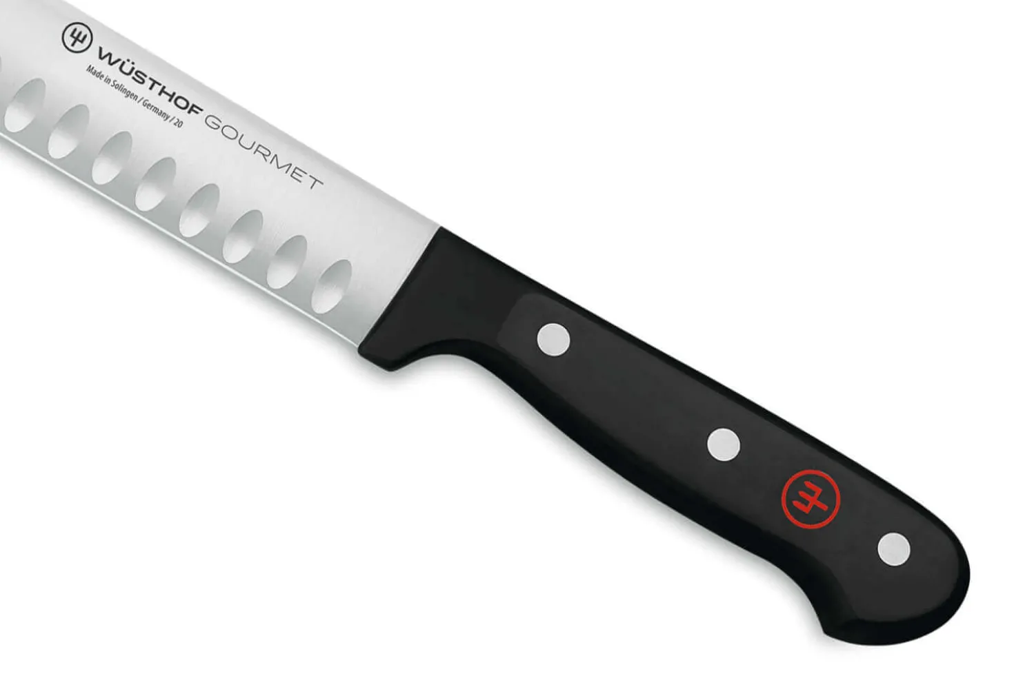 Couteau à jambon Wüsthof Gourmet lame alvéolée 26cm