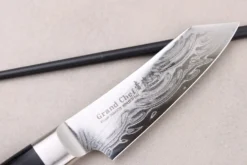 Couteau kengata office 8cm japonais Sakai Takayuki Grand Chef Seigaiha Damas 45 couches