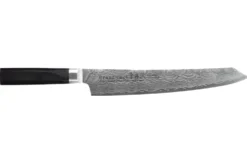 Couteau kengata sujihiki 25cm japonais Sakai Takayuki Grand Chef Seigaiha Damas 45 couches