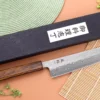 Couteau kiritsuke 21cm japonais artisanal Yuzo Enju Damas 440C