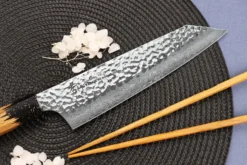 Couteau kiritsuke 19cm japonais Sakai Takayuki Kashi Urushi VG10 damas