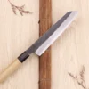 Couteau kiritsuke 21cm japonais artisanal Sakai Kikumori Kikuzuki Kuro