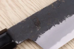 Couteau kiritsuke 21cm japonais artisanal Sakai Kikumori Kikuzuki Kuro