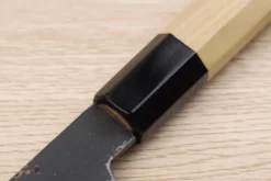 Couteau kiritsuke 21cm japonais artisanal Sakai Kikumori Kikuzuki Kuro