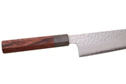 Couteau kiritsuke 20cm japonais artisanal Hado Shiosai VG10 manche bois de pakka