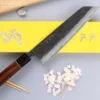 Couteau kiritsuke 21cm japonais artisanal Yuzo Black Nashiji