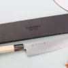 Couteau kiritsuke 21cm japonais artisanal Toshitaka Suminagashi SG2 Damas