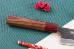 Couteau kiritsuke japonais artisanal Wusaki Yuzo BS2 12cm