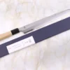 Couteau kiritsuke yanagiba 27cm japonais artisanal Sakai Kikumori Kikuzuki Rin