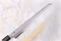 Couteau kiritsuke yanagiba 27cm japonais artisanal Sakai Kikumori Kikuzuki Rin