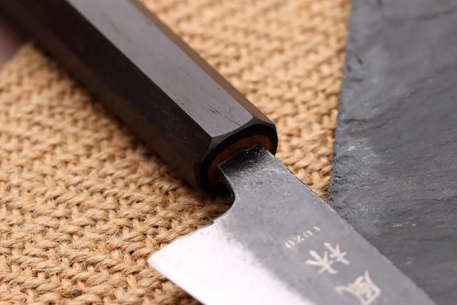 Couteau ko bunka 8cm japonais artisanal Yuzo Shinju BS2