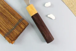 Couteau ko-bunka japonais artisanal Yoshimi Kato AS Nashiji 13,5cm