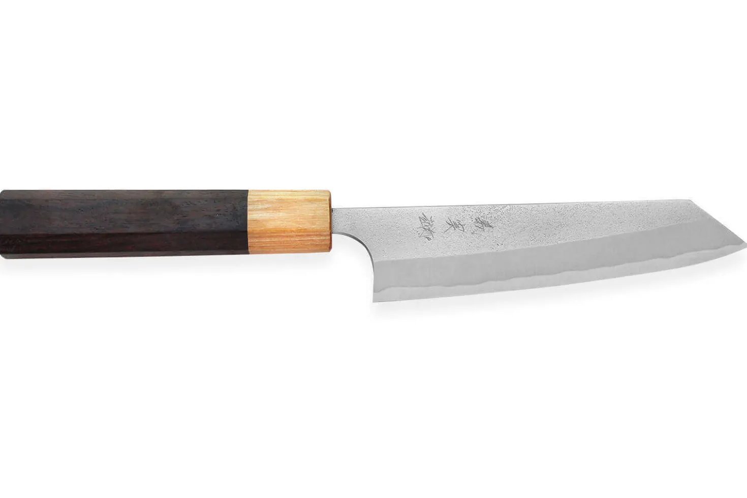 Couteau ko-bunka japonais artisanal Yoshimi Kato AS Nashiji 13,5cm