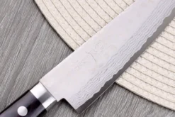 Couteau ko santoku 13cm japonais artisanal Masutani VG10 Damas