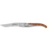 Couteau Laguiole C. Dozorme Lame inox manche 11cm inox habillage genévrier à cran intérieur