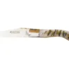 Couteau Laguiole GILLES, lame brillante, manche 13 cm corne de bélier