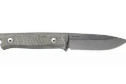 Couteau LionSteel B40.CVG lame 10,3cm manche en micarta vert gaine + étui en cuir
